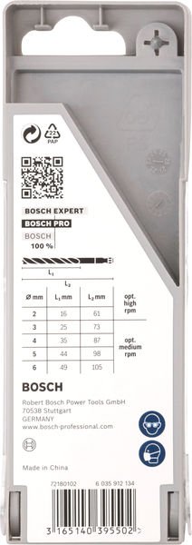 Bosch PRO Wood HSS Holzspiralbohrer-Set. 5-tlg. Produktbild img2 L