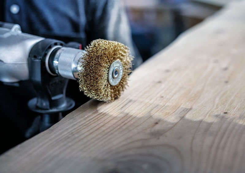 PRO Metal clean Scheibenbürste, gerader Schaft, 80 x 0,2&nbsp;mm Produktbild img12 L