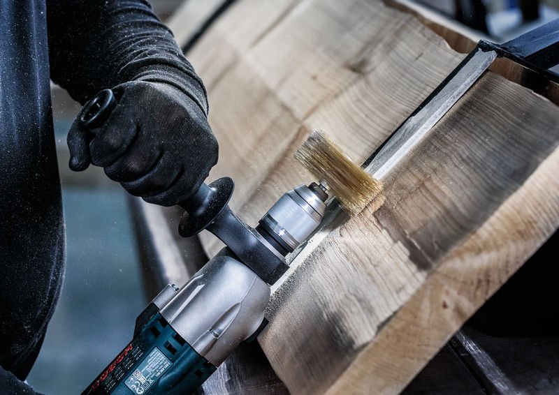 PRO Metal clean Scheibenbürste, gerader Schaft, 80 x 0,2&nbsp;mm Produktbild img8 L