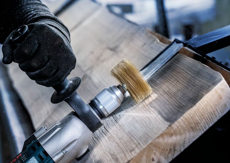 PRO Metal clean Scheibenbürste, gerader Schaft, 80 x 0,2&nbsp;mm Produktbild img10 L