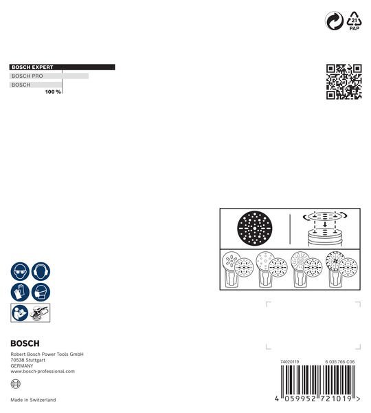 Bosch EXPERT O780 Folienschleifscheiben-Set, 150 mm Produktbild img9 L