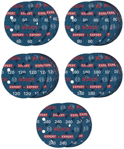 Bosch EXPERT O780 Folienschleifscheiben-Set, 125 mm Produktbild img1 L
