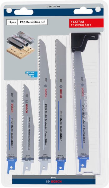Bosch PRO Demolition Blade Set, 12-tlg. Produktbild img1 L