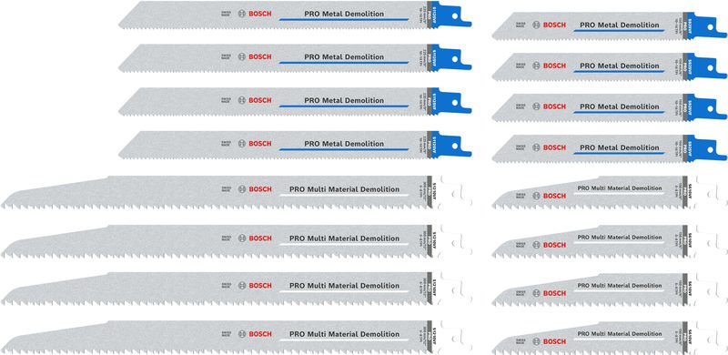 Bosch PRO Tough Box Demolition Blatt-Set, 16-tlg. Produktbild img3 L