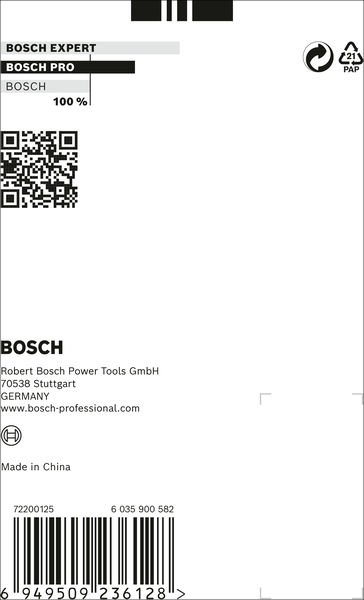 Bosch PRO Tough Box Small für Zubehör, 43&nbsp;x&nbsp;87&nbsp;x&nbsp;210&nbsp;mm Produktbild img4 L