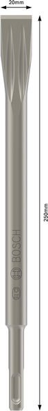 Bosch PRO SDS plus-5C Flachmeißel-Set, 20 x 250 mm Produktbild img3 L