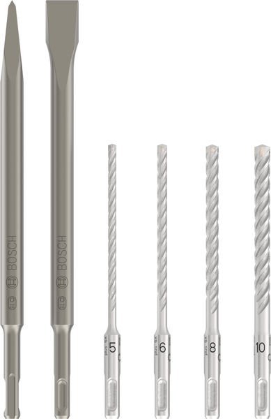 PRO SDS plus-4C Meißel- und Bohrer-Set, 6-tlg. Produktbild img1 L