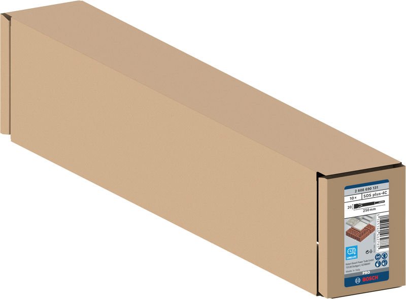 Bosch PRO SDS plus-4C Flachmeißel-Set, 20 x 250&nbsp;mm Produktbild img2 L