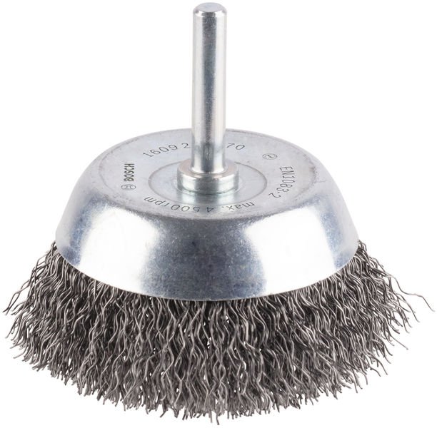 PRO&nbsp;Metal clean Topfbürste, gerader Schaft, 70 x 0,3&nbsp;mm Produktbild img1 L