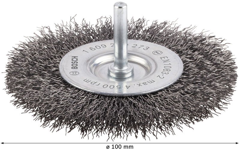 PRO Metal clean Scheibenbürste, gerader Schaft, 100 x 0,3 mm Produktbild img3 L