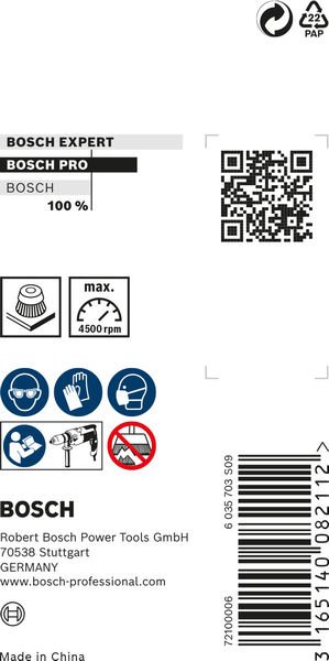 Bosch PRO Multi Material clean Topfbürste, gerader Schaft, 50 x 1&nbsp;mm Produktbild img4 L