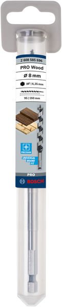 Holzschlangenbohrer, Sechskant 10 x 95 x 160 mm, d 6,35 mm Produktbild img3 L