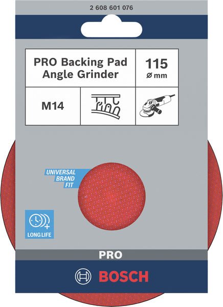 Bosch PRO Backing Pad, 115&nbsp;mm, M14, Klettverschluss Produktbild img3 L