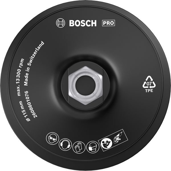 Bosch PRO Backing Pad, 115&nbsp;mm, M14, Klettverschluss Produktbild img1 L