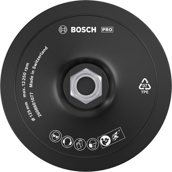 Bosch PRO Backing Pad, 125&nbsp;mm, M14, Klettverschluss Produktbild img1 L