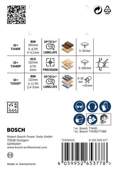 Bosch PRO Wood and Metal Rough Cut Set, 100 mm Produktbild img4 L