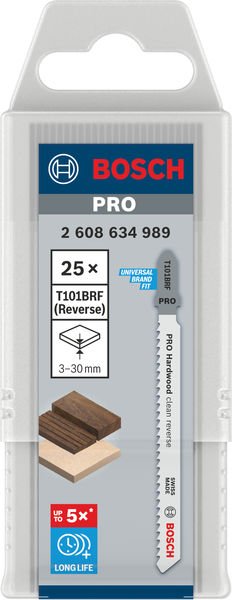 PRO Hardwood clean reverse T101BRF Stichsägeblatt, 100&nbsp;mm, 25-tlg. Produktbild img2 L