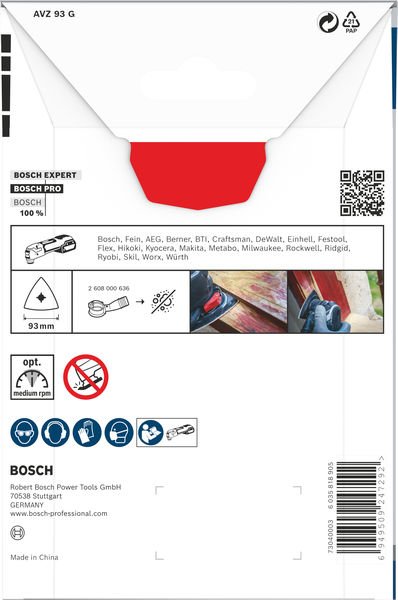 Bosch PRO AVZ 93 G Zubehör für Multifunktionswerkzeuge, 93&nbsp;mm Produktbild img2 L