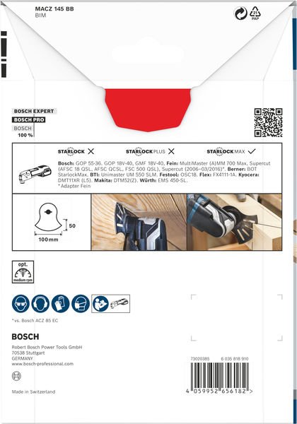 PRO MACZ 145 BB Blatt für Multifunktionswerkzeuge, 100 x 50&nbsp;mm Produktbild img2 L