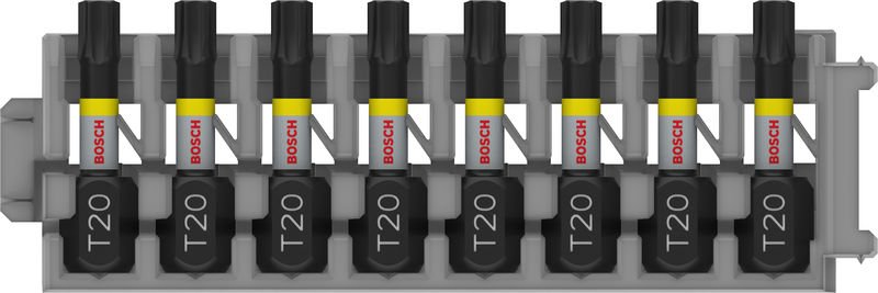Bosch PRO Torx Impact Bit, T20, 25 mm, 8-tlg. Produktbild img1 L