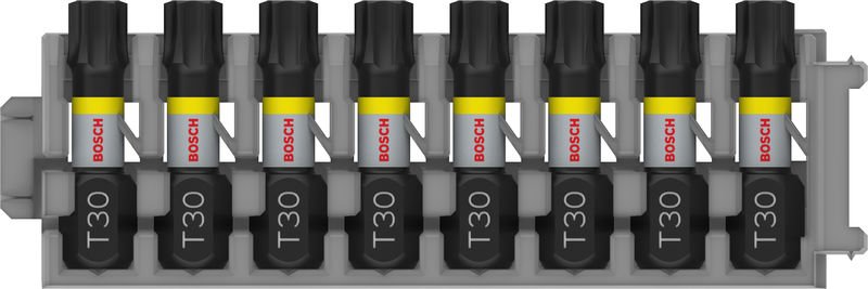 Bosch PRO Torx Impact Bit, T30, 25&nbsp;mm, 8-tlg. Produktbild img1 L