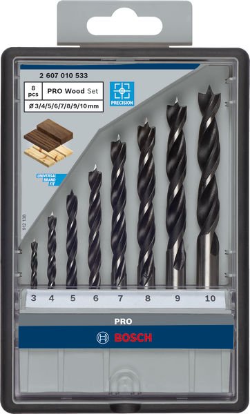 PRO Wood Holzspiralbohrer-Set. 8-tlg. Produktbild img3 L