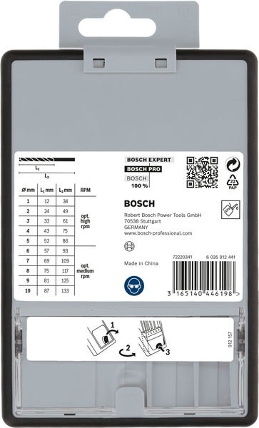 PRO Metal HSS-G Spiralbohrer-Set, 10-tlg. Produktbild img2 L