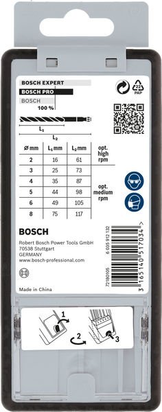 Bosch PRO Wood HSS Holzspiralbohrer-Set. 7-tlg. Produktbild img2 L