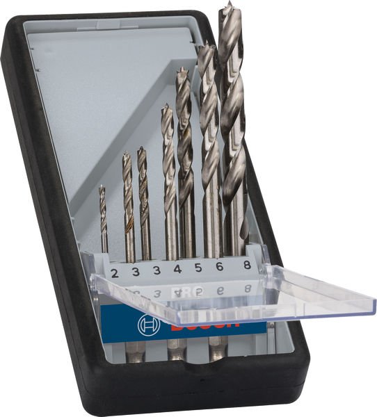 Bosch PRO Wood HSS Holzspiralbohrer-Set. 7-tlg. Produktbild img1 L