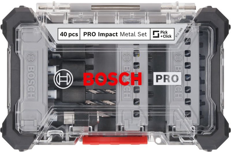 PRO Impact Schrauberbits und Metallbohrer Mixed Set, 40-tlg. Produktbild img2 L
