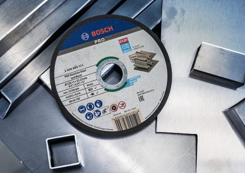 Bosch PRO&nbsp;Stainless Steel and Metal Trennscheibe, 125 x 1 x 22,23&nbsp;mm Produktbild img8 L