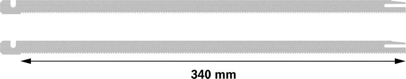 Bosch PRO Foam Sägeblatt, 300 mm, 2-tlg.. Für Moosgummischneiden Produktbild img3 L