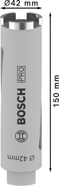 Bosch PRO Core Cutter dry, 42 x 150 mm, G 1/2 Zoll Produktbild img1 L