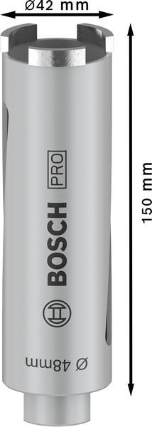 Bosch PRO Core Cutter dry, 48 x 150 mm, G 1/2 Zoll Produktbild img1 L