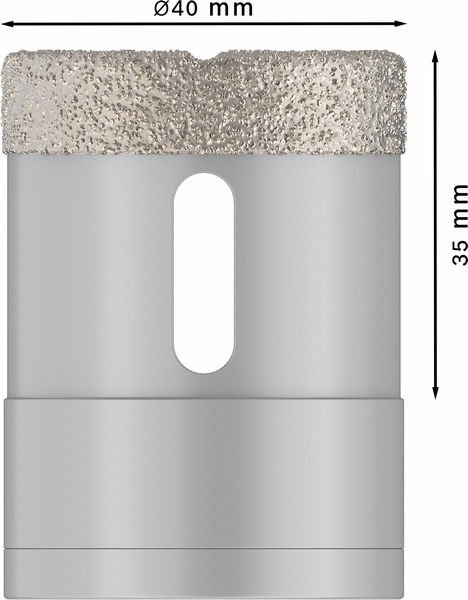 Bosch PRO Core Cutter dry X-Lock, 40&nbsp;x&nbsp;35&nbsp;mm Produktbild img1 L