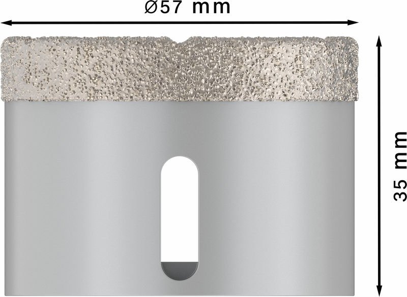Bosch PRO Core Cutter dry X-Lock, 57&nbsp;x&nbsp;35&nbsp;mm Produktbild img1 L