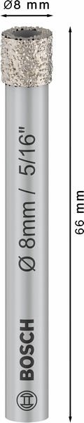 Bosch PRO Ceramic dry Bohrer, 8 x 66 mm Produktbild img1 L