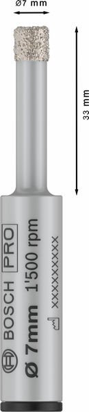 Bosch PRO Ceramic dry Bohrer, 7 x 33 x 13 mm Produktbild img1 L