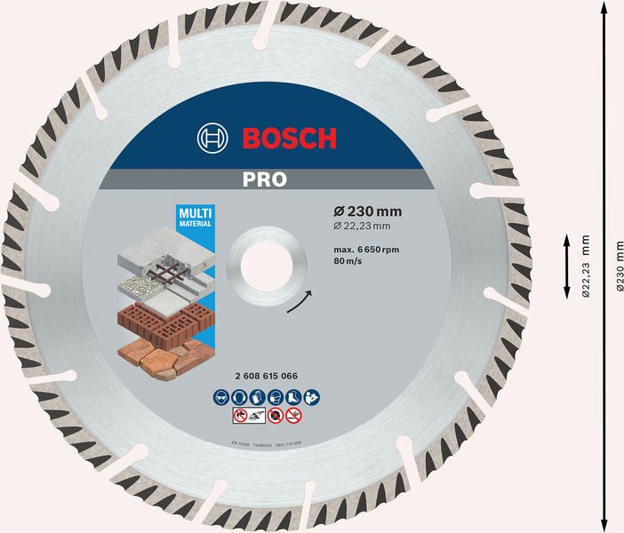 Bosch Diamanttrennscheibe Standard for Universal 115mm (10er-Pack) Produktbild img1 L