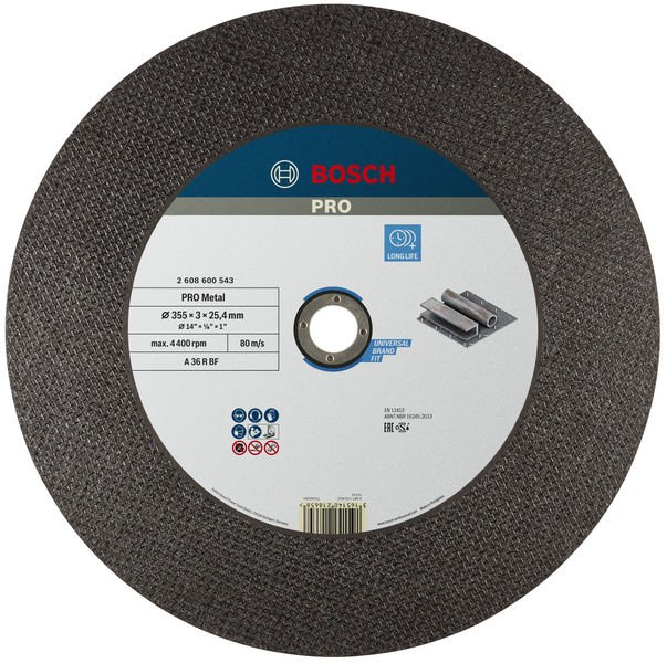 Bosch PRO Metal Trennscheibe, 355 x 2,8 x 25,4&nbsp;mm Produktbild img1 L