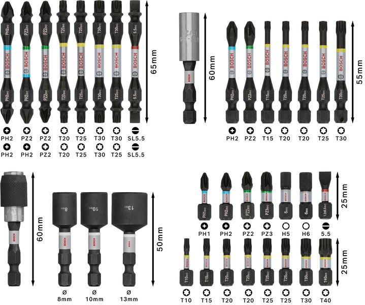 Bosch PRO Impact Schrauberbit-Set, 35-tlg. Produktbild img3 L