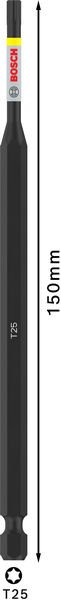 PRO Torx Impact Bit, T25, 150&nbsp;mm Produktbild img3 L