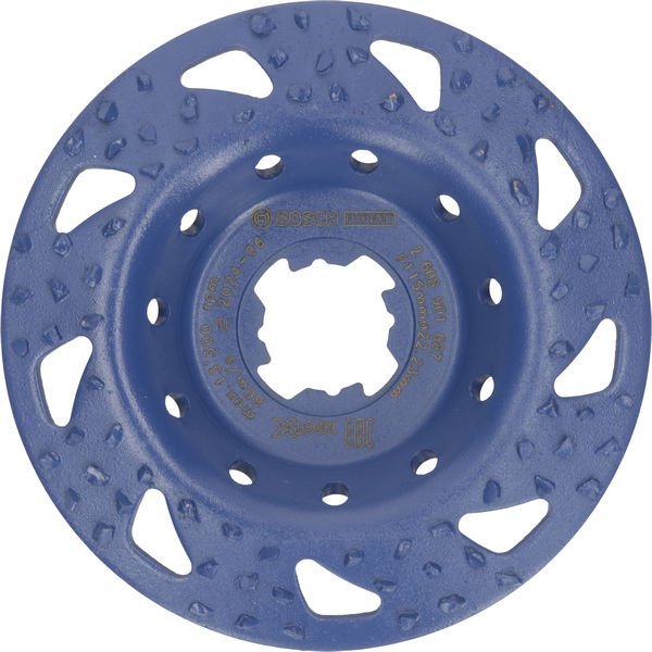 Bosch EXPERT Multi Material Carbide-Topfscheibe grob, schräg, X-LOCK, 115&nbsp;mm, 22,23&nbsp;mm Produktbild img1 L