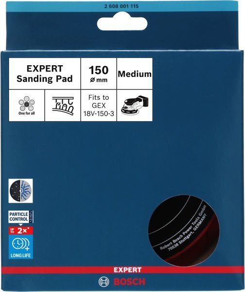 Bosch EXPERT Stützteller 150mm, Medium Produktbild img5 L