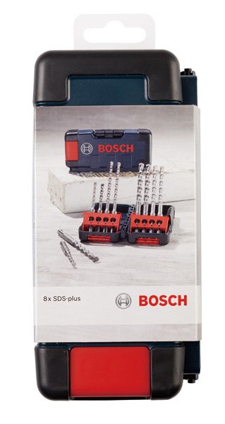 Bosch Hammerbohrerset SDS plus-3, 8-tlg., Tough Box, 6–10 mm Produktbild img2 L