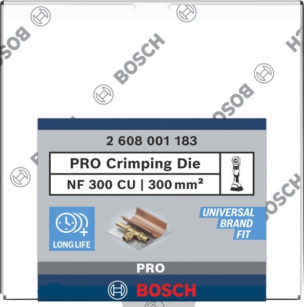 PRO Crimpeinsatz, NF300 CU, 300 mm², Kupfer Produktbild img3 L
