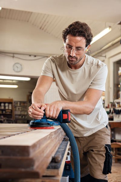 Bosch Akku-Exzenterschleifer GEX 18V-150-3, L-BOXX 162 Produktbild img6 L