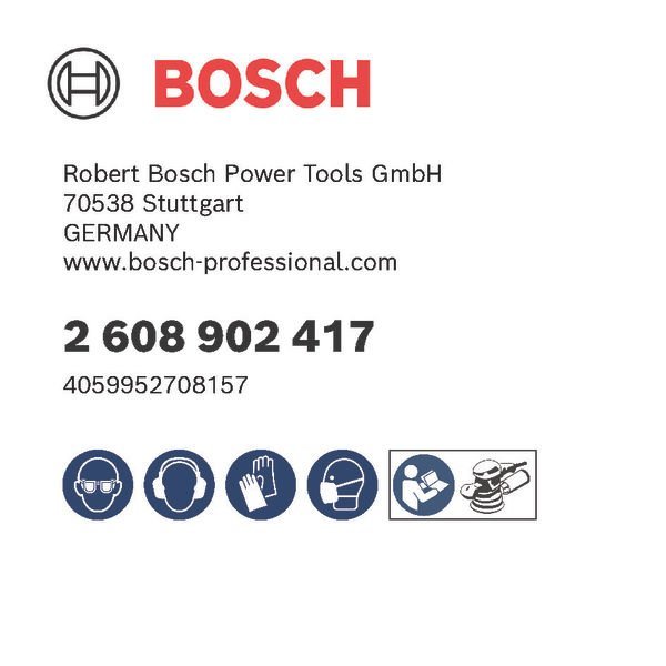 Bosch EXPERT O780 Folienschleifscheibe, 125 mm Produktbild img16 L