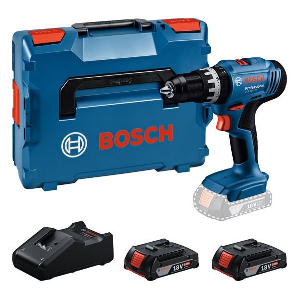 Bosch Akku-Schlagbohrschauber GSB 18V-25, 2 x Akku GBA 18V 2.0Ah in L-BOXX Produktbild img1 L