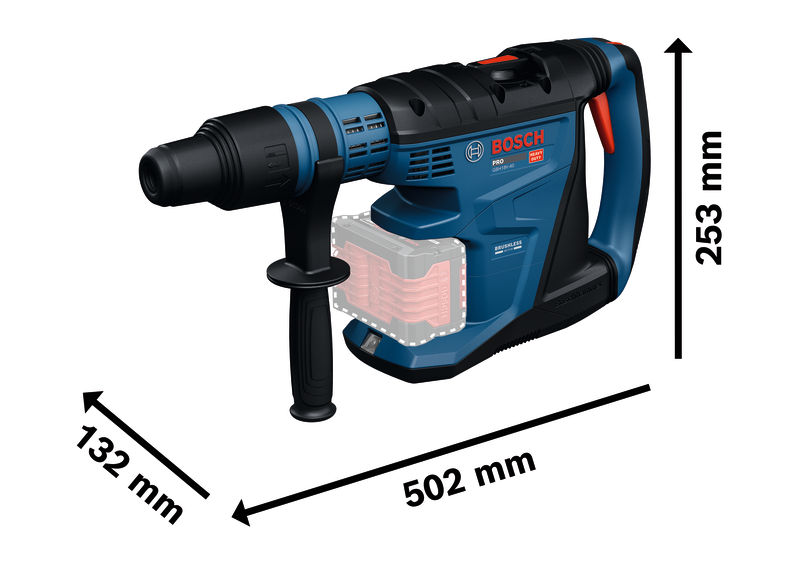 Bosch Bohrhammer mit SDS max GBH18V-40 Produktbild img3 L
